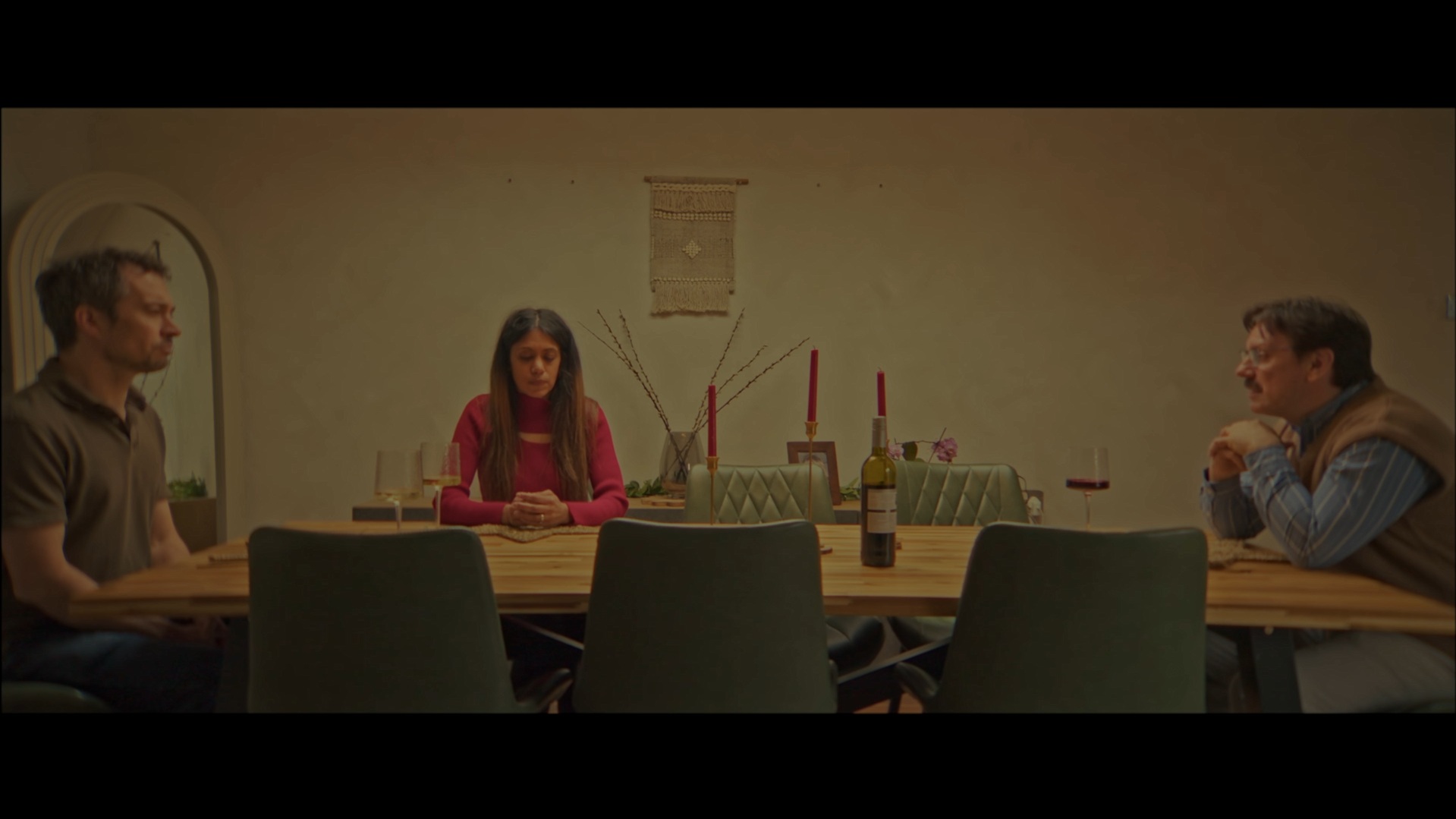 Wide shot of the whole table